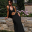 Helena | Halter Neck Ruffle Skirt Set