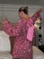 Sequined Tie-back Dress