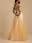Elegant Triangle Stitching Flowing Skirt