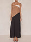 Calista | Color-Block Maxi Dress