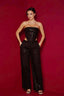 Belinda | Sequins Denim Pants Set