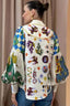 Maribel | Printed Balloon Sleeves Shirt