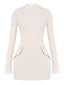 Vintage Cream Mini Dress