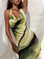 Calypso | Gradient Scarf Neck Resort Maxi