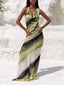Calypso | Gradient Scarf Neck Resort Maxi