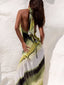 Calypso | Gradient Scarf Neck Resort Maxi
