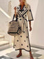 Sarai | Printed Belted Midi Dress