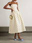 Colette | Polka-Dot Satin Midi