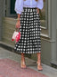 Cleo | High-Waist Plaid Maxi Skirt