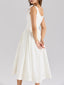 Cecilia | Vintage Bow Pleated Midi