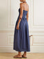 Selene | Pleated Halter Midi