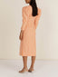 Margot | Linen Gingham Puff Midi