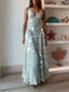 Embellished Sequin Cami Maxi Dress