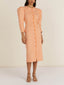 Margot | Linen Gingham Puff Midi