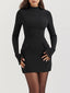 Noire | Sculpted Long Sleeve Mini