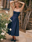 Giselle | Romantic Strapless Flare Midi