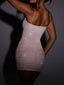 Strappy Sequin Mini Dress