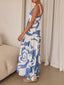 Isara | Geometric Boho Maxi Dress