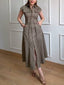 Pocket Design Shirt Dress