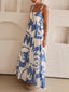 Isara | Geometric Boho Maxi Dress