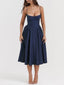 Giselle | Romantic Strapless Flare Midi