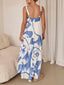 Isara | Geometric Boho Maxi Dress