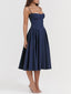 Giselle | Romantic Strapless Flare Midi