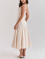 Eloise | Square Neck Drop-Waist Dress
