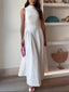 Clair | Low-Waist Ruched Midi Dress