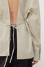 Striped Backless Shirt