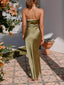 Spring/Summer One Shoulder Gown Waist Maxi Dresses