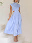 Viola | Cutout Waist Vacation Midi