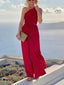 Unique Hollow Twist Pleated Off-Shoulder Slim Party Maxi Dress