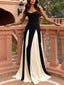 Élodie | Panelled Tulle Maxi Dress