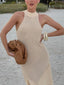 Knitted Tassel Hem Dress