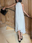 Irregular Hem Polka Dot Dress
