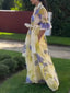 Unique Printed Shirt And Skirt Suit-Skirt