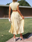 Viola | Cutout Waist Vacation Midi
