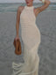 Knitted Tassel Hem Dress