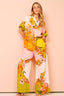 Isolde | Unique Print Wide Leg Pants-Set