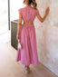 Viola | Cutout Waist Vacation Midi