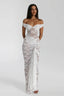 Lace Whisper – Backless Skirt Ensemble