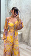 Camira | Sunset V-Neck Gown