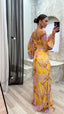 Camira | Sunset V-Neck Gown