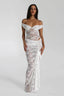Lace Whisper – Backless Skirt Ensemble