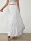 Elara | French Tiered Ruffle Skirt