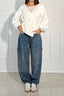 Sabrina | Wide-Leg Carpenter Jeweled Jeans