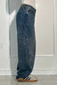 Sabrina | Wide-Leg Carpenter Jeweled Jeans