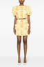 Aelis | Puff Shoulder Floral Skirt Set