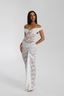 Christelle | Off Shoulder Lace Skirt Set